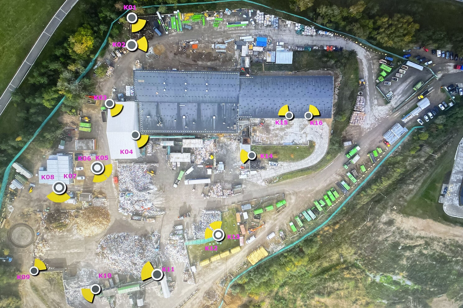 Ecoservice teritoriju uzrauga 16 termokameras