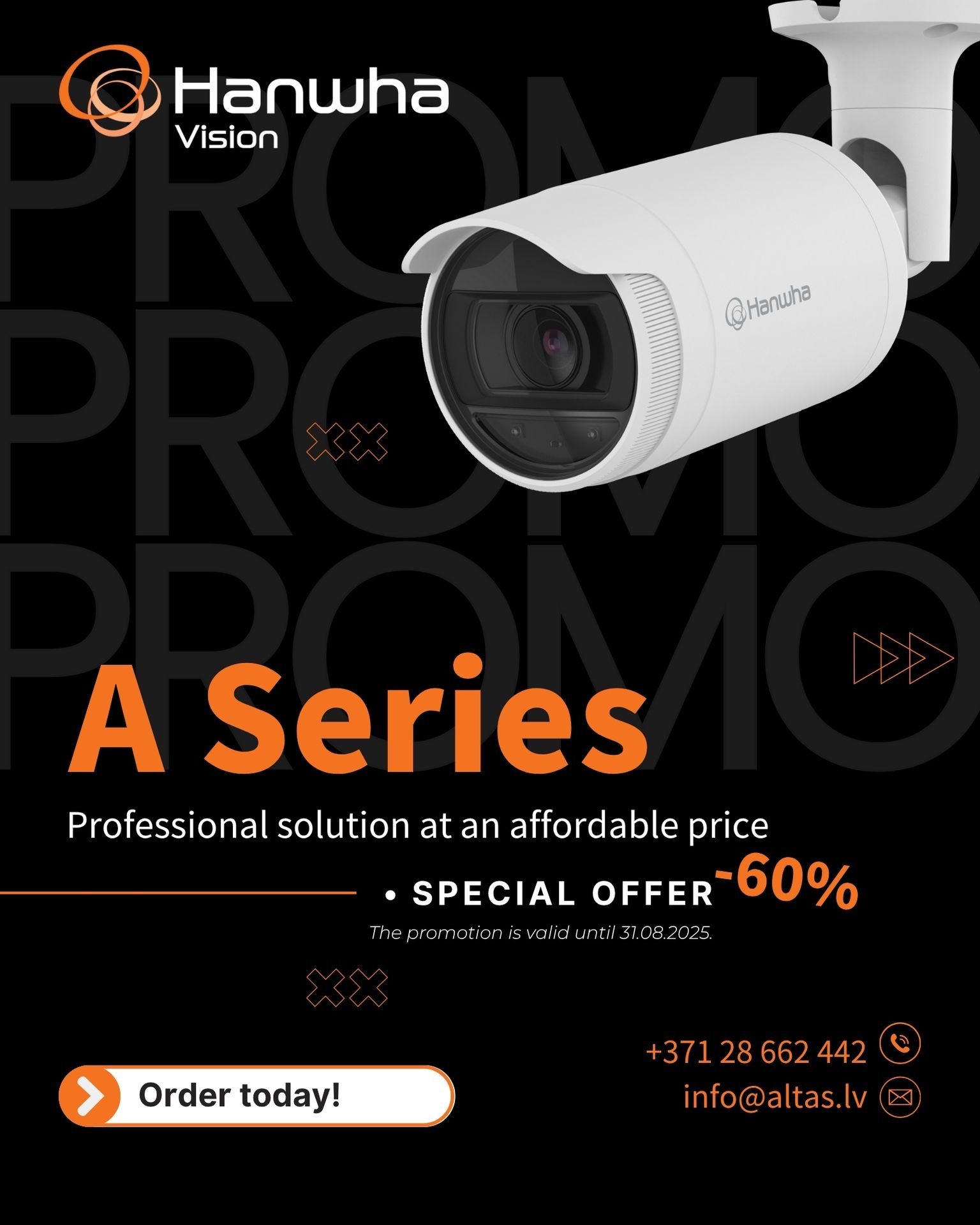 Hanwha Vision A series summer promo