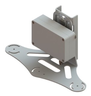 Emitlight mounting accesory  TRIPLE pure white coated